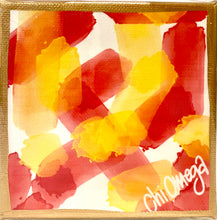 Load image into Gallery viewer, Sorority Watercolor Canvas 4x4
