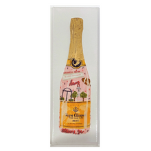 Load image into Gallery viewer, UGA Champagne Bottle Canvas
