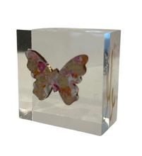 Load image into Gallery viewer, Butterfly Lucite Block

