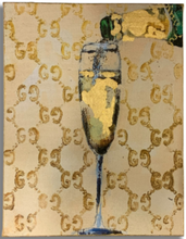 Load image into Gallery viewer, GG Champagne Glass Painting
