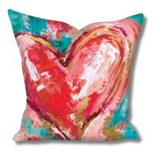 Load image into Gallery viewer, Golden Heart Pillow
