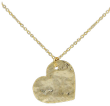 Load image into Gallery viewer, Heart Pendant Necklace 14k Big Heart Necklace
