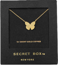 Load image into Gallery viewer, Butterfly Pendant Necklace 14k Gold
