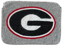 Load image into Gallery viewer, Collegiate Beaded Coin Purse
