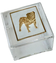Load image into Gallery viewer, Bulldog Intaglio Acrylic Box
