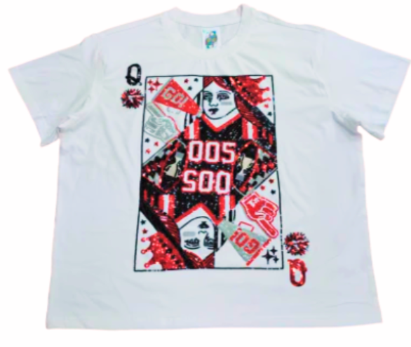 Queen Of Sparkles Gameday Card Tee