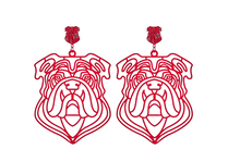 Load image into Gallery viewer, Bulldog Wire Earring
