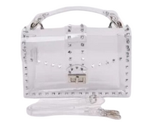 Load image into Gallery viewer, Studded Clear Bag
