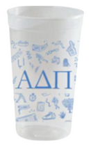 Load image into Gallery viewer, Sorority College Toile Stadium Cup

