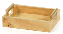 Load image into Gallery viewer, Burl Wood Napkin Holder/Small Tray
