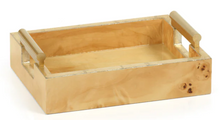 Load image into Gallery viewer, Burl Wood Napkin Holder/Small Tray

