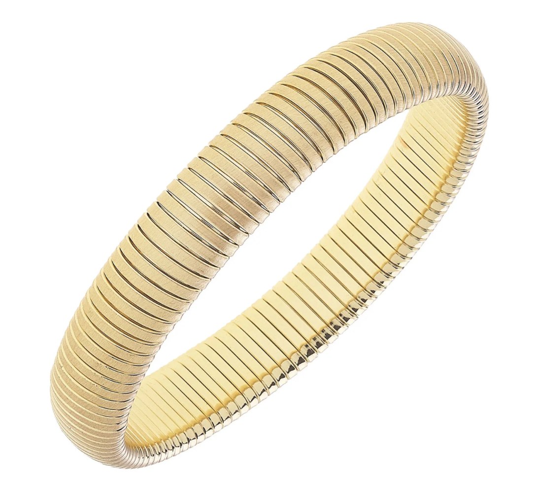 Soft Gold Stretch Bracelet