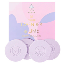 Load image into Gallery viewer, Lavender &amp; Lime Shower Steamers
