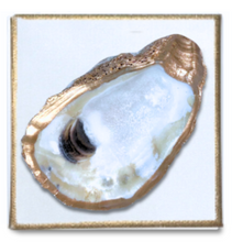 Load image into Gallery viewer, Gold Gilded Oyster on Canvas
