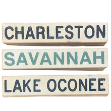 Load image into Gallery viewer, Southern Cities Wooden Distressed Boards
