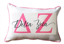 Load image into Gallery viewer, Sorority Large Letter Overlap Pillow
