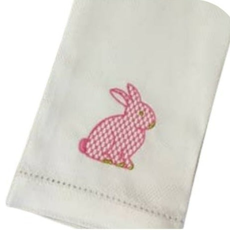 Bunny Sitting Huck Towel