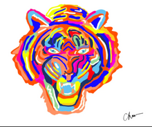 Load image into Gallery viewer, 8&quot; x 10&quot; Tiger Print

