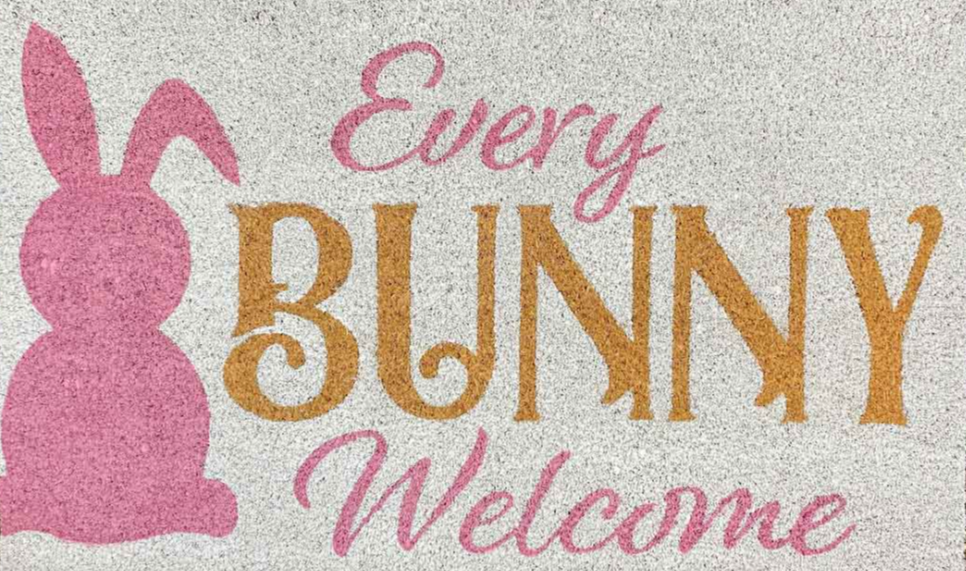 Every Bunny Welcome Doormat