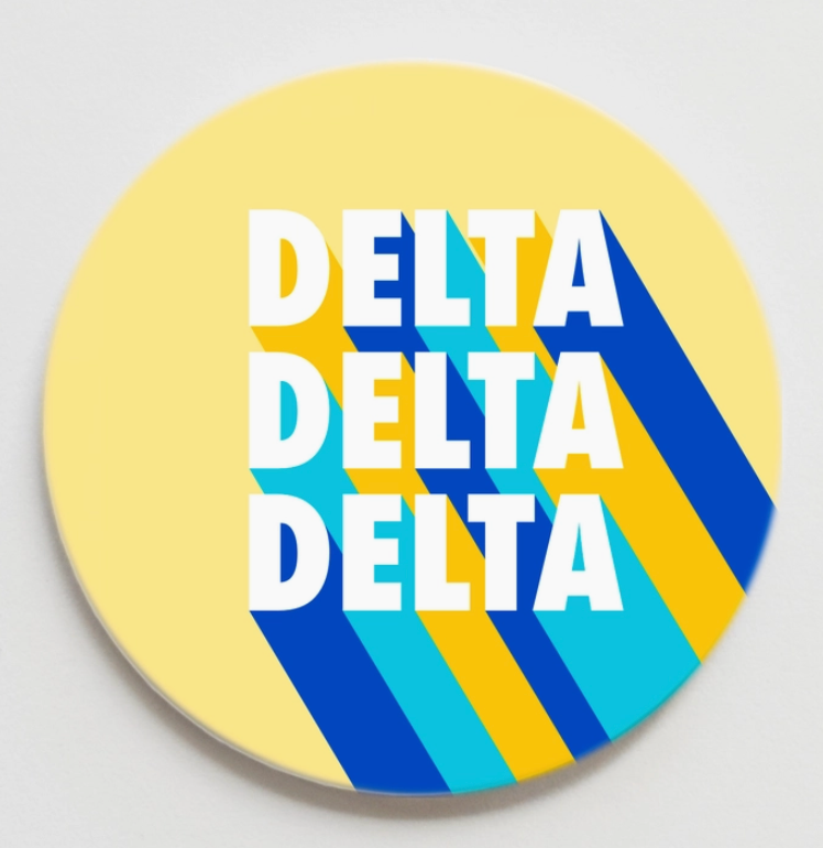 Tri Delta Button