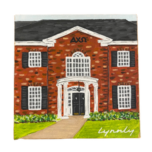 Load image into Gallery viewer, 6x6 Actual Colors Sorority House Canvas
